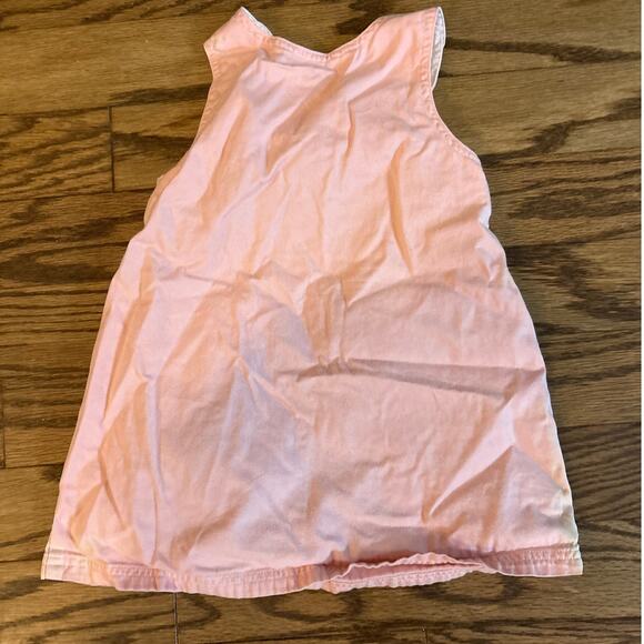 Tommy Hilfiger Toddler Girls Denim Dress Jumper 3T Months Y2K Vintage Pink - Picture 4 of 5